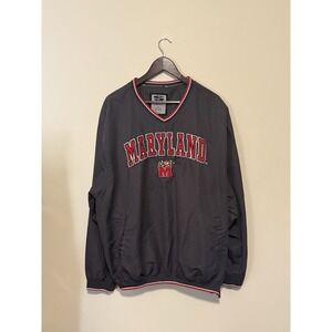 Vintage Maryland Terrapins Gray Pullover Jacket 2XL